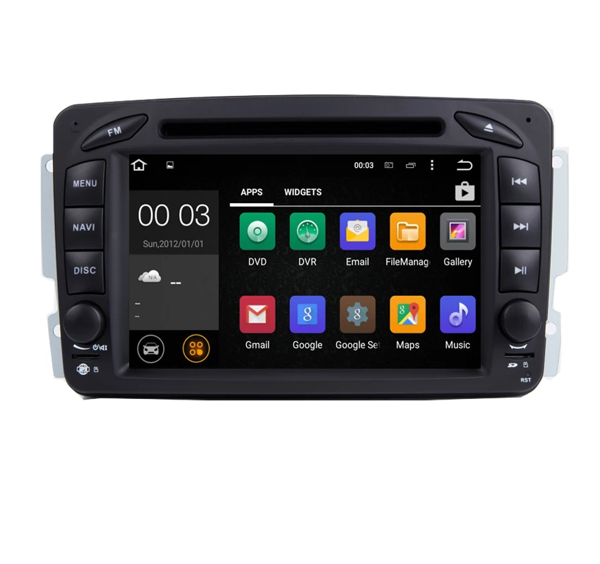 Android 7.1.1 7 дюймов Автомобильный dvd-плеер для Mercedes Benz W209 W203 W163 W463 Viano W639 Vito Wifi 3g gps Bluetooth радио