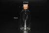 20X 15ml 20ml 23ml 25ml 30ml 50ml 110ml Glass Bottle Vial Empty Sample Jar with Cork Message Vial Wedding Wish Bottle glass jar 4