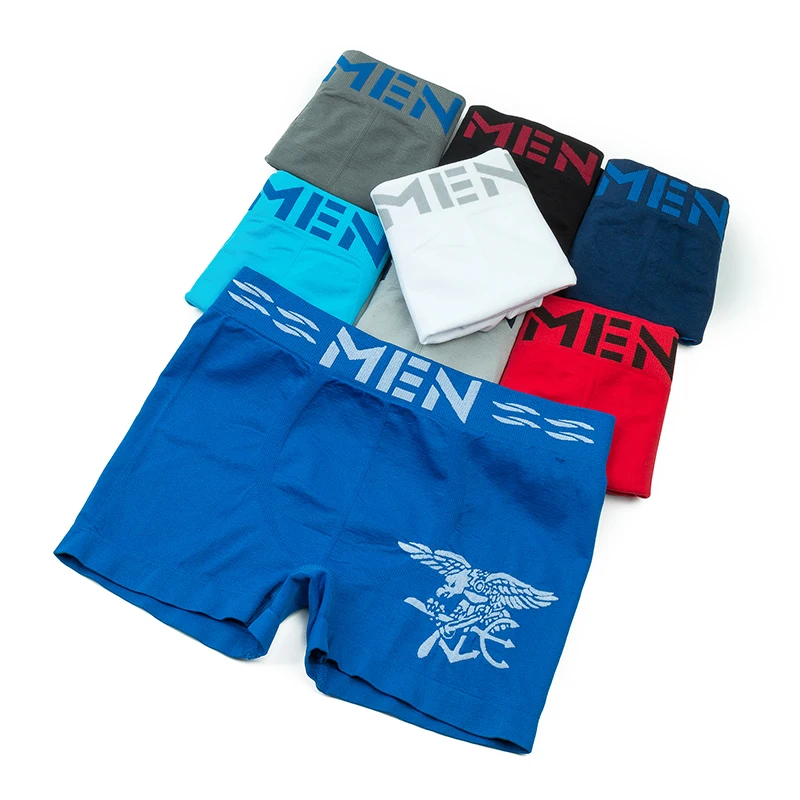 2017 Real New Men Underwear Fashion Design 8pcs Brand Men's Seamless