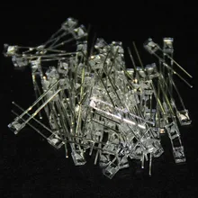 100 шт. мигающий светодиодный RGB 2*3*4 мм квадратный прямоугольный светодиодный светильник красный зеленый синий светильник