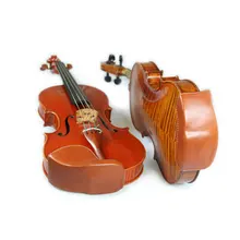 STRADPET скрипка шейный набор, в стиле Гварнери chinreest с титановыми зажимами для отдыха для скрипки 4/4, из натуральной кожи шейный платок