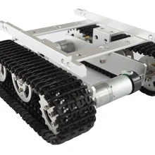 Hello Maker T100-M Сплав серебра DIY шасси танка robbot шасси