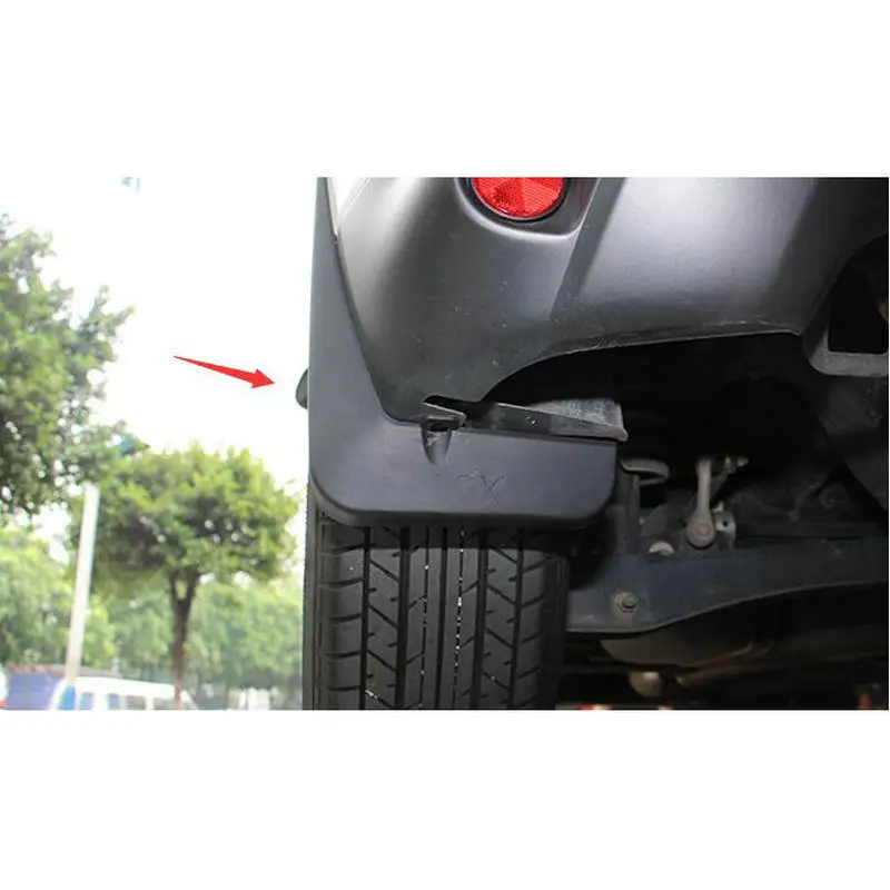 4pcs Car Mudguard Fender Rain Splash Mud Protection Mudguard Cover for