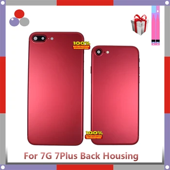 

High Quality Back Cover For iphone 7G 7Plus Housing Battery cover Rear Door Chassis Frame + battery sticker