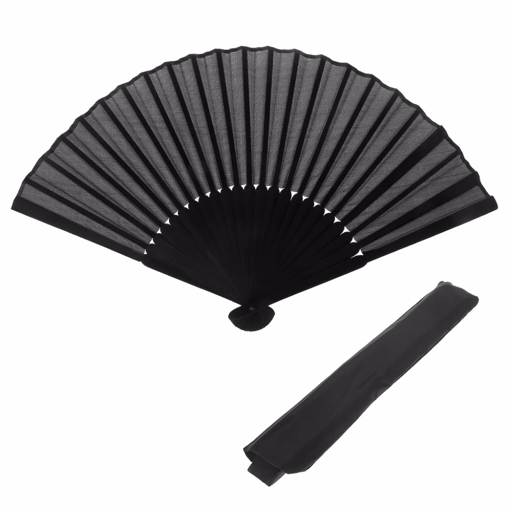 Chinese Style Black Vintage Hand Fan Folding Fans Dance Wedding Party Favor Dropshipping Decorative Fans Aliexpress