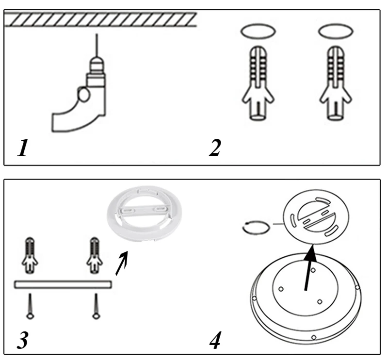 Sensor de Movimento Levou as Luzes do Tecto Lâmpada para Casa Inteligente Pir 12 w 18 w 220 v Led Teto Luz da Corredor Escada Garagem Varanda Lavanderia 13 Cheap Luzes de teto