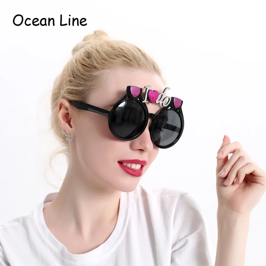 Beautiful Loving I Do Bride Costume Rings Glasses Wedding Events Accessories Photobooth Props Party Favors Supplies Decoration | Дом и сад