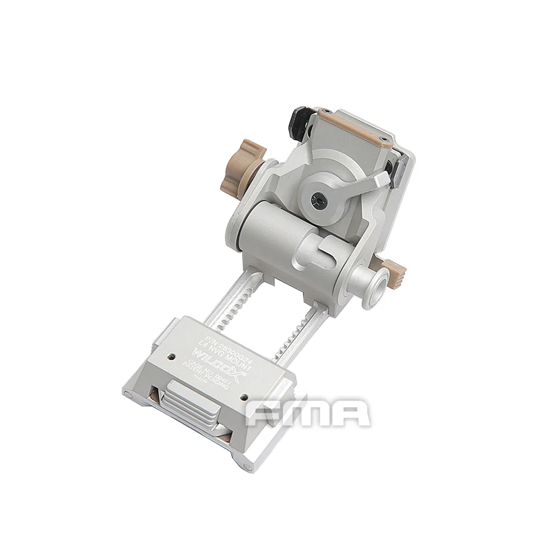 FMA Тактический новый шлем Wilcox Тип L4G24 CNC NVG крепление серебристый аксессуары|Шлемы|