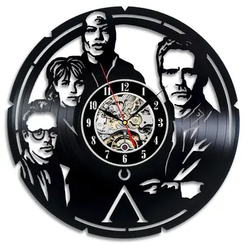 

2019 Horloge Mural Wandklok Stargate Wall Clock Vintage 3d Stickers Decoration Movie Theme Hanging Watches Home Decor Silent