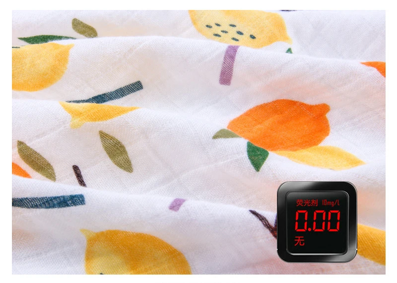 New Baby Muslin Swaddle Blankets Bamboo Cotton Newborn Baby Sleeping Blanket Super Soft Cartoon Print Infant Muslin Swaddle Wrap (3)
