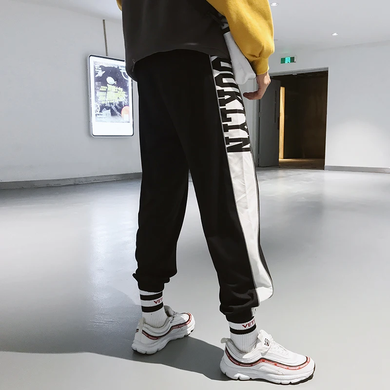 Fashion Casual Men's Pants Pants Spring And Autumn New M-2XL Reflective Loose Harem Pants Tricolor Personality Youth Popular