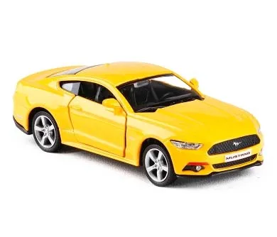 Высокая имитация 1/36 Mustang GT сплав модели автомобилей две двери тянуть назад спортивная модель автомобиля игрушка подарок для детской коллекции - Цвет: 5