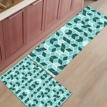 Современный Morocco геометрический 2 шт коврик на кухню под домашним питомцем миска для воды еды аксессуары для ванной комнаты Набор грязи мусора грязи Trapper Boot