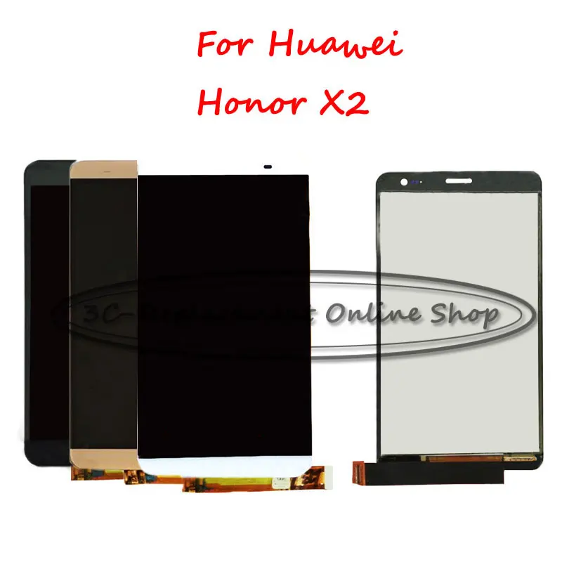 imágenes para Negro/blanco/oro para huawei honor x2 mediapad x2 gem-703l gem-703lt gem-702l pantalla lcd con digitalizador de la pantalla táctil smartphone imágenes para Negro/blanco/oro para huawei honor x2 mediapad x2 gem-703l gem-703lt gem-702l pantalla lcd con digitalizador de la pantalla táctil smartphone