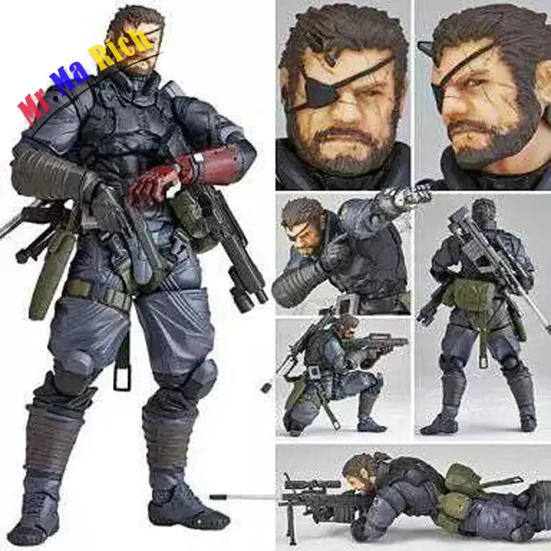 

15 Cm Vulcanlog 004 Mgs Metal Gear Solid V Il Fantasma Dolore Veleno Di Serpente Pvc Action Figure In Resina Collection Modello