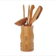 Японский чай церемония Аксессуары бамбуковый Чай пуэр нож набор аксессуары пуэр ложка для чая чайные инструменты Gong Fu чайная ложка