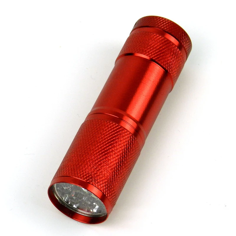 AIMIHUO 9 LED UV Flashlight Mini 395nm Ultraviolet Lamp Flashlight LED Check Money Detection UV Torch Lantern For 3AAA Battery (17)