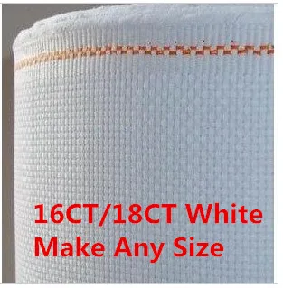 Популярные 16CT или 18CT 150X150 см или сделать любой размер ткани канва вышивки крестом Холст цена