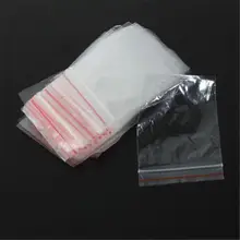 Jewelry 5×7/6x4cm Ziplock Zipped Lock Reclosable Plastic Poly Clear Bags 100pcs