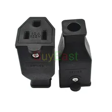 5 X NEMA 5-15R сосуд США DIY Rewireable заземление розетка питания 250V-15A