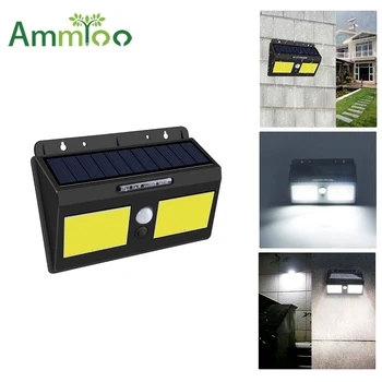 

LED COB Outdoor Garden Solar Light IP65 Waterproof PIR Motion Sensor Wall Light Outdoor LED Solar Lights For Garden Decoration
