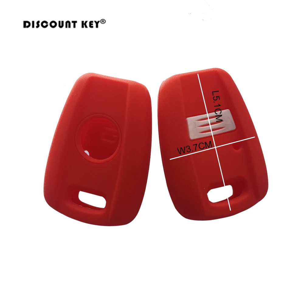 For Peugeot 308 207 307 807 Citroen C3 C4-2 Button Silicone Car Key Cover Case