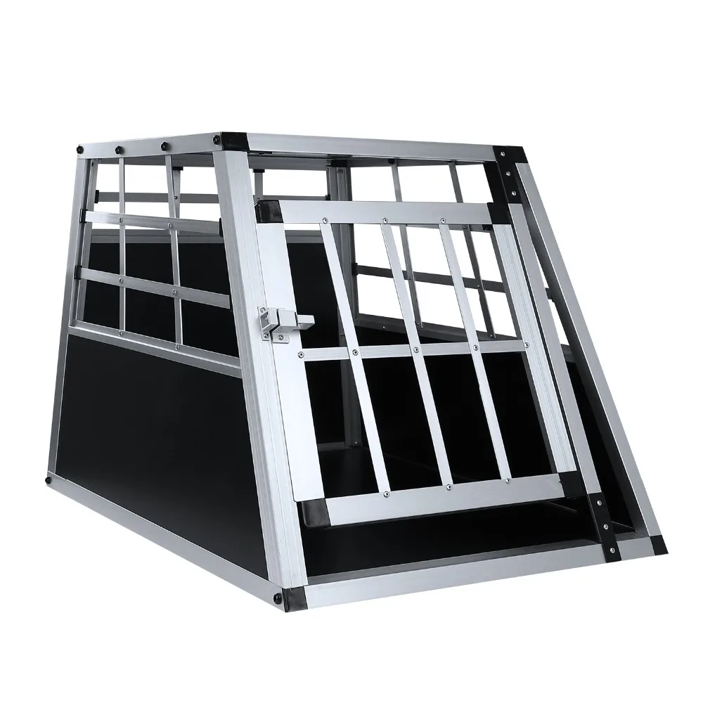 

High Quality Dog House for Big Dog Sturdy Pet Dog Cage House Single/Double Door Rustproof Strong Dog Cage Aaluminum 4 Sizes
