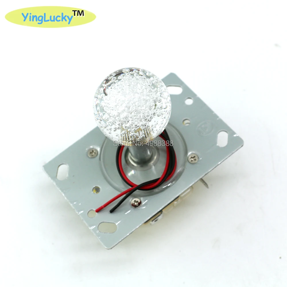 arcade joystick Beautiful Coin Operated Game Machine Parts Accessory Colorful LED Glitter Lighted Illuminated Joystick Arcade