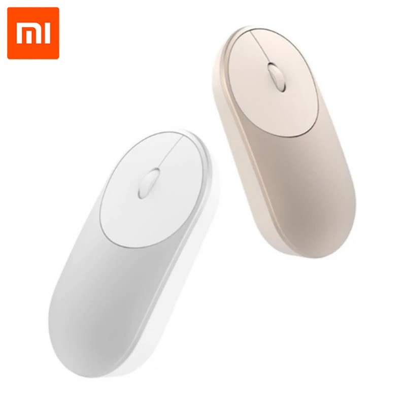 Xiaomi Mi мини беспроводная мышь алюминиевого сплава ABS Материал Поддержка 2 4 ГГц Wi Fi