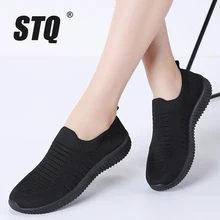 STQ/; осенние женские повседневные кроссовки; обувь на плоской подошве; кроссовки из сетчатого материала на шнуровке; tenis feminino Mocassins; криперы; женская обувь на плоской подошве; 003