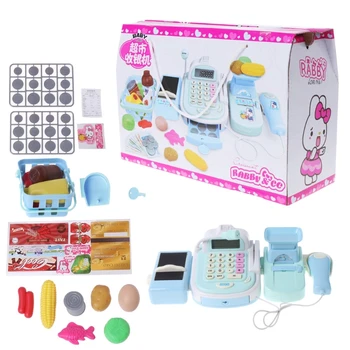 

Multi-functional Cash Register Toy Pretend Play Educational Operated Baby Toy