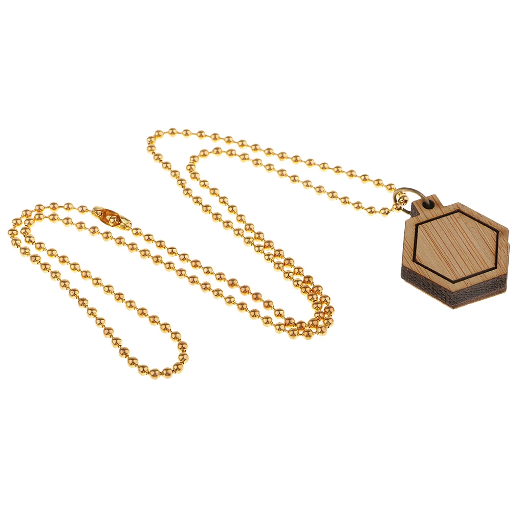 Mini Hexagon Shape Embroidery Hoops DIY Wooden Cross Stitch Hoop Frame with Beaded Chain and Connectors for Art Craft Sewing