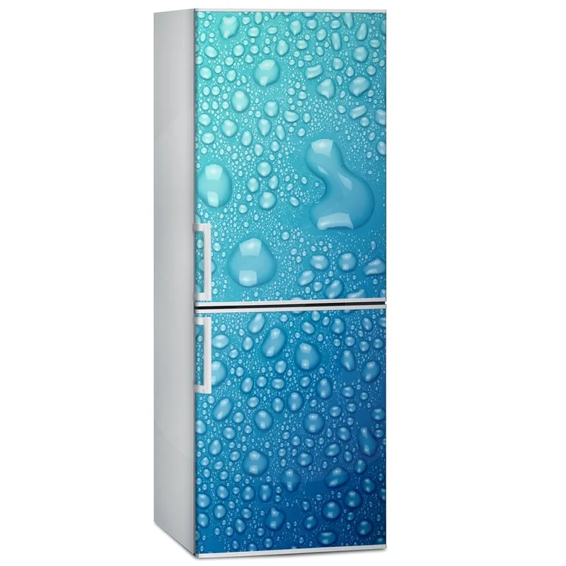 DIY water drop Waterproof SelfAdhesive Refrigerator Sticker door ...