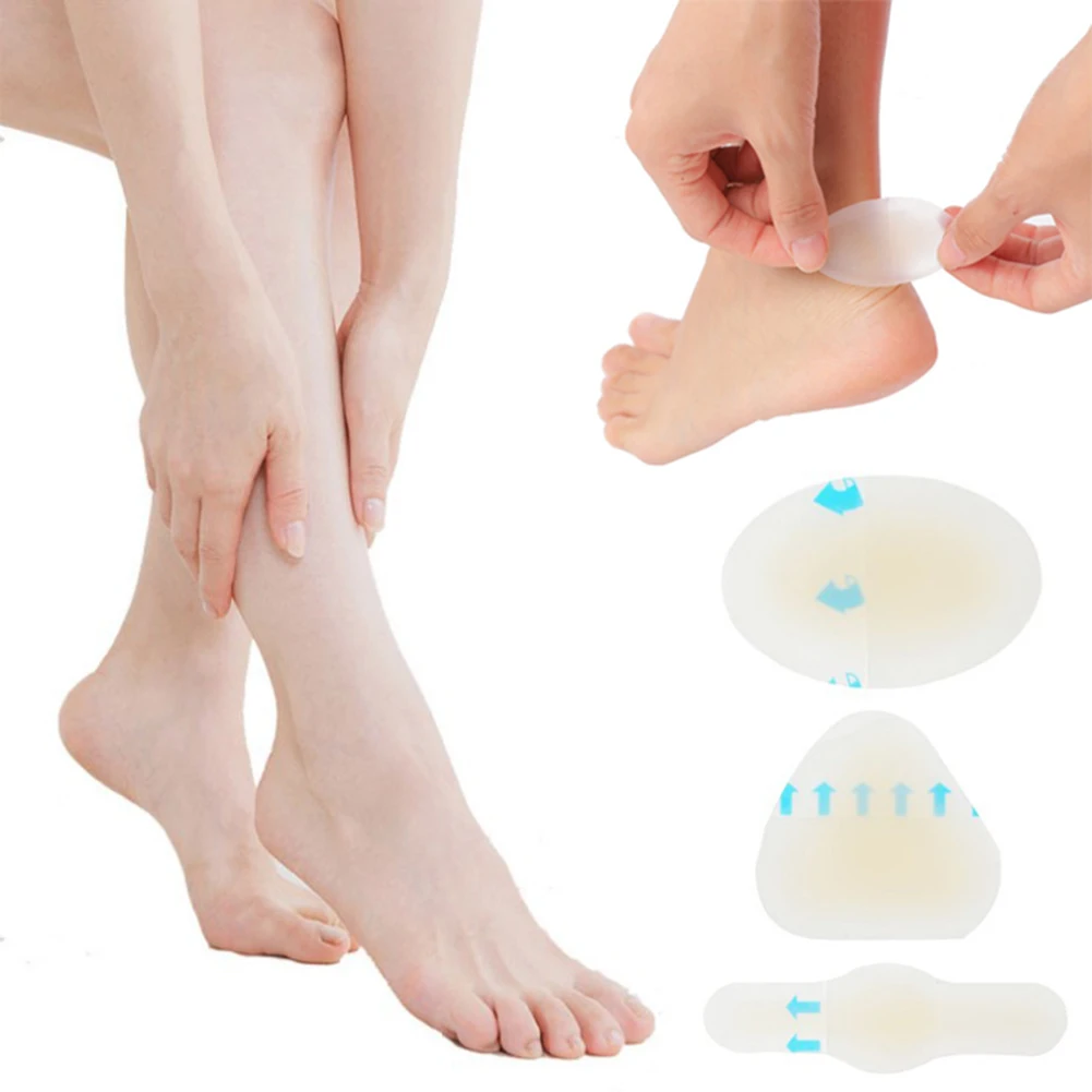 

1PC Single piece of blister stick Anti-wear foot stick high heel sandal heel pad Gel half code pad Waterproof bandage