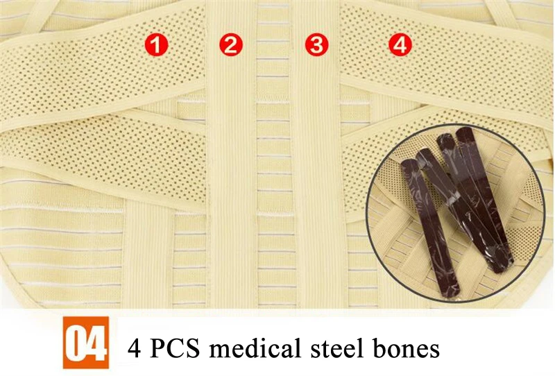Health Care Adjustable Tourmaline Self heating Magnetic Therapy Back Waist Support Belt Waist  Lumbar Brace Massage Band (16)