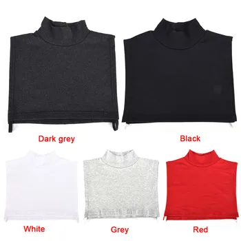 

1PCS Detachable 28*7 CM 5colors Cotton High Shirt Fake False Collar Choker Necklace Fashion Collarr