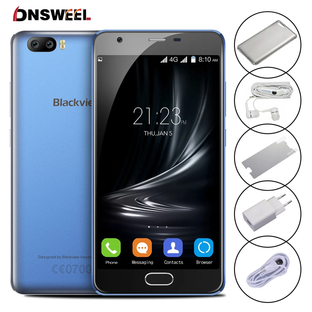 Blackview A9 Pro Android 7 0 4G Smartphone MT6737 Quad Core Mobile Phone 5 0 inch