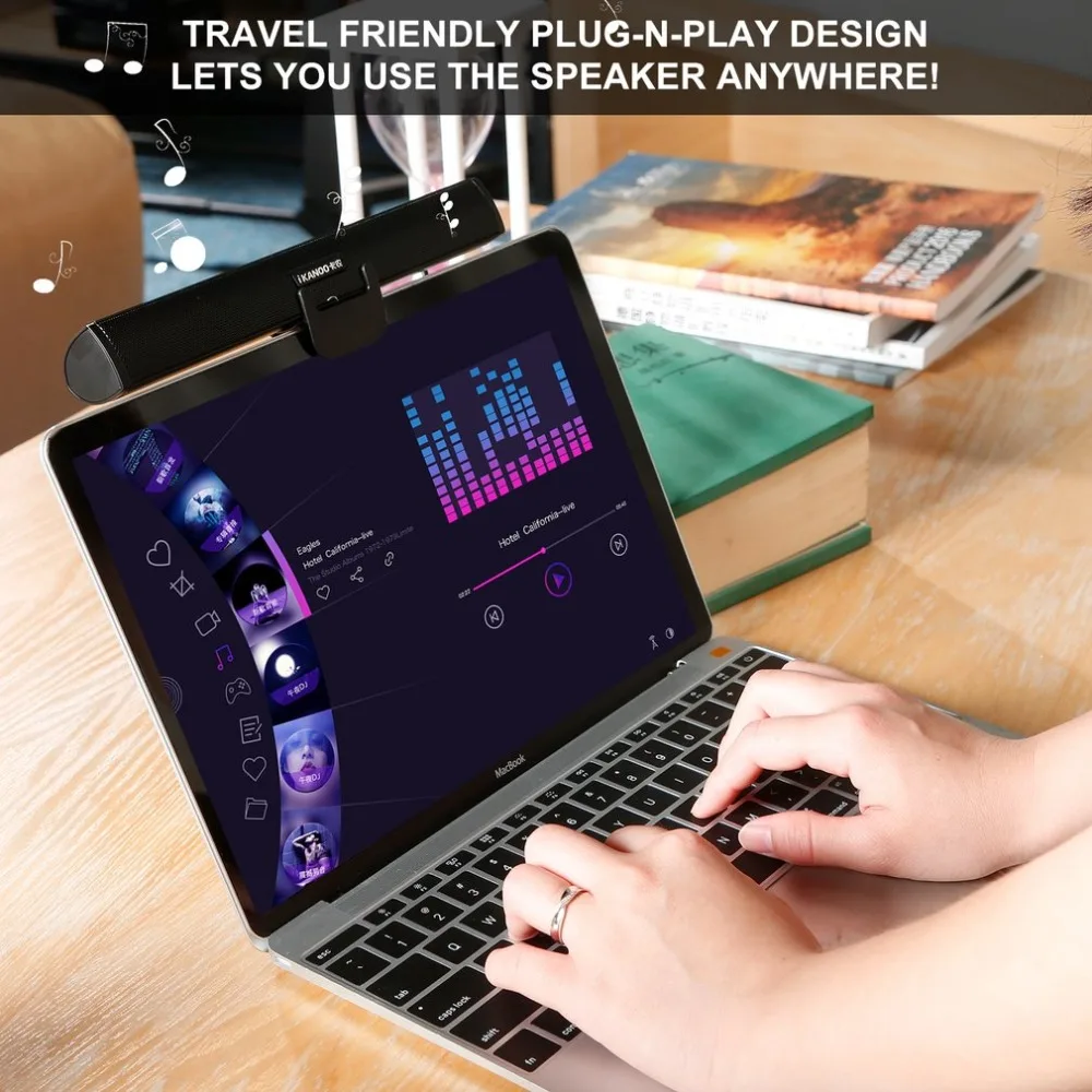 Портативный ноутбук/компьютер/ПК динамик USB аудио Саундбар звуковая панель музыкальный плеер динамик Идеальные подарки бизнес награда