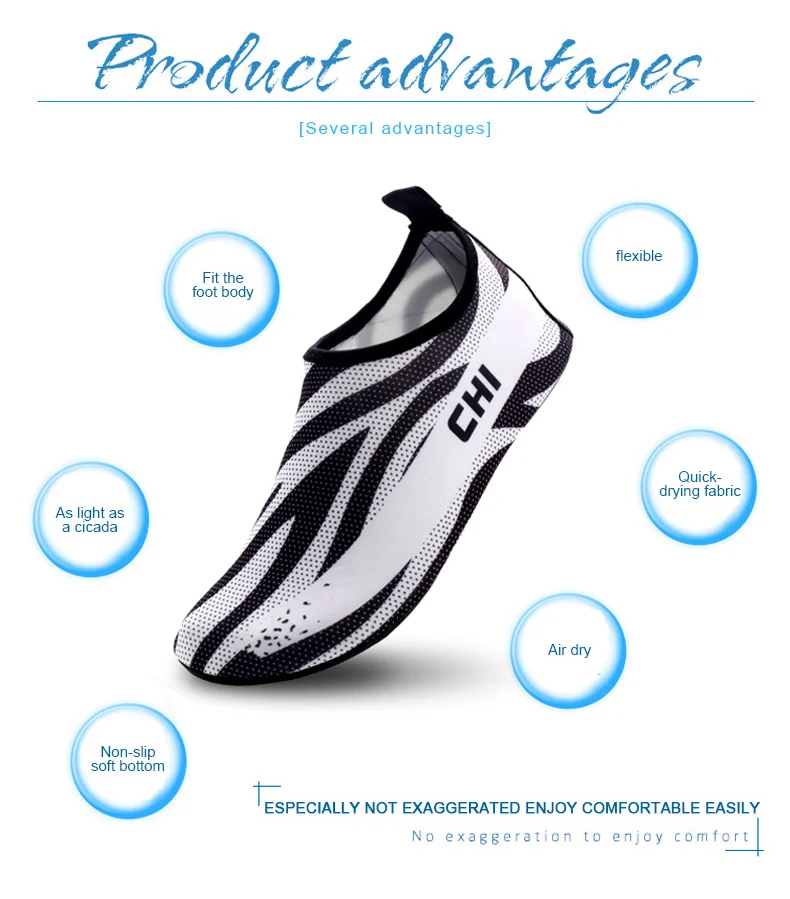 1 (4)Men Women Air Mesh Breathable Water Sport Surfing Diving Non Slip Sea Beach Aqua Shoes Swimming Upstream Non-Slip Shoes