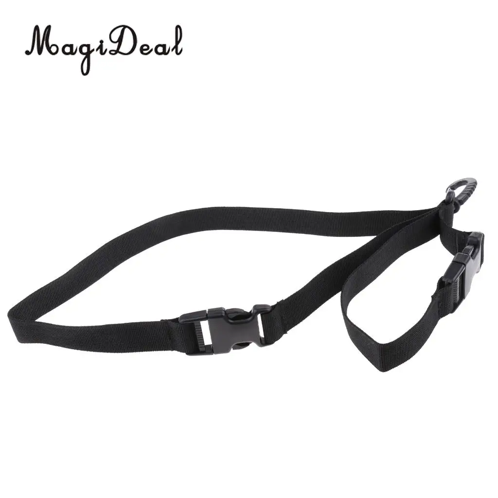 MagiDeal Deluxe Nylon Dual Loop Webbing Fin Mask Keeper Strap Holder Lanyard for Scuba Diving Gear Equipment Accessories