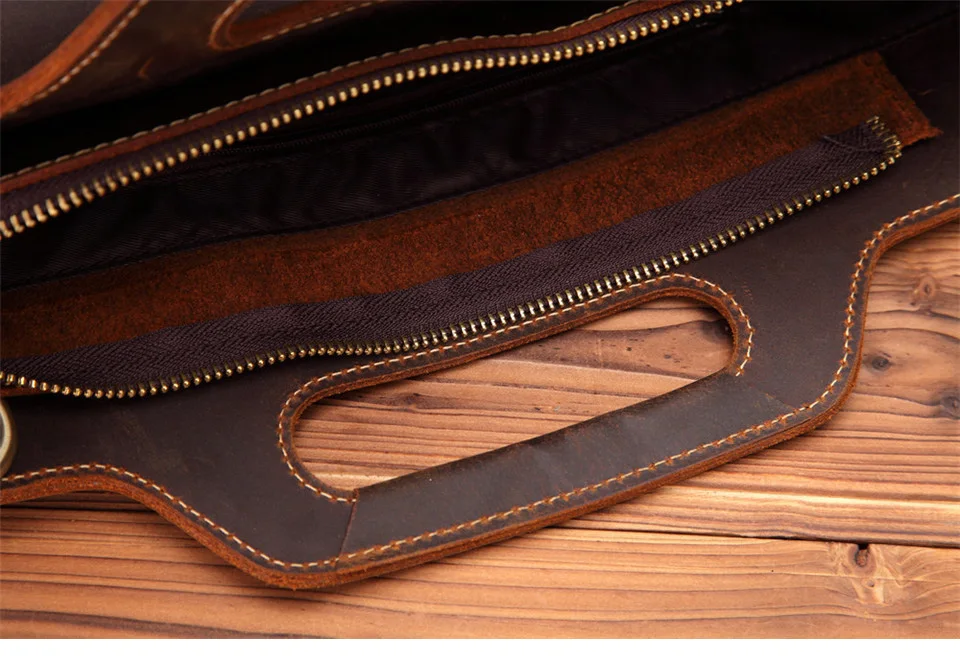 Мужская сумка, Мужской винтажный портфель из натуральной кожи Crazy Horse, сумка через плечо, портфель для ноутбука, сумка на плечо, чехол, сумка для офиса