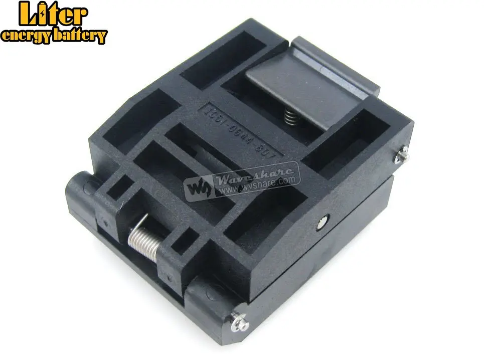 

QFP64 TQFP64 FQFP64 PQFP64 IC51-0644-807 Yamaichi QFP IC Test Burn-in Socket Programming Adapter 0.5mm Pitch