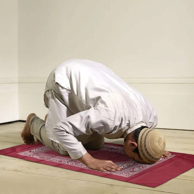 10060cm Portable Waterproof Muslim Prayer Mat  (17)