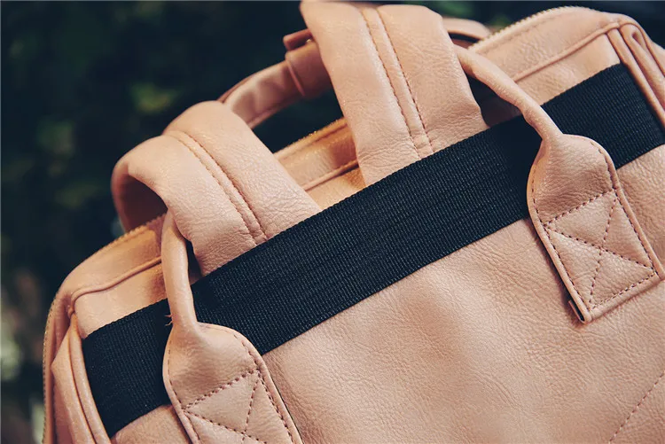 Fashion Mummy Diaper Bag Backpack Leather Waterproof Maternity Nappy Bag Large Capacity Travel Mother Handbag For Mom Baby Care (48)