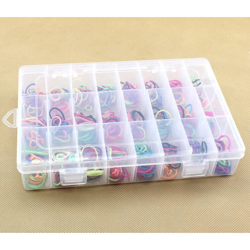 

12/24 Plastic Storage Box Storage Box Diamond Jewelry Box Embroidery Handicraft Bead Pill Storage Tool