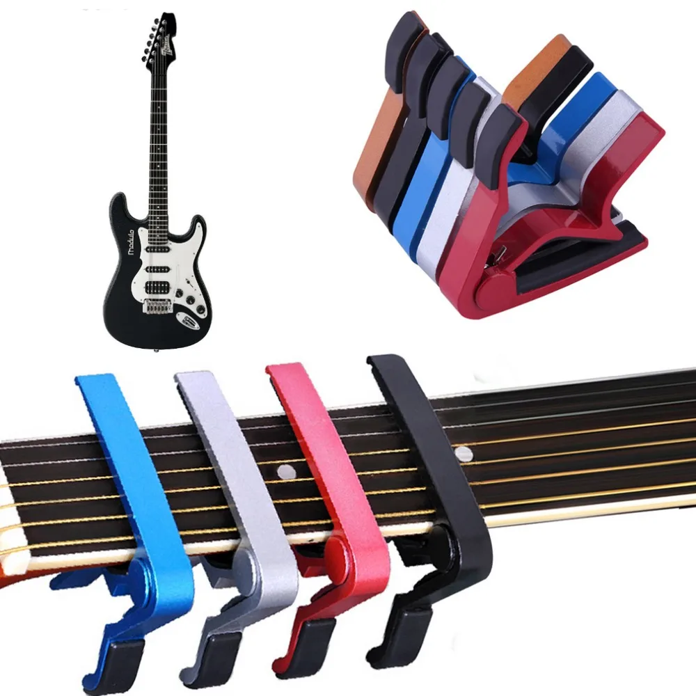 Portable Quick Change Guitar Jaw Capo Clamp for Electric and Acoustic