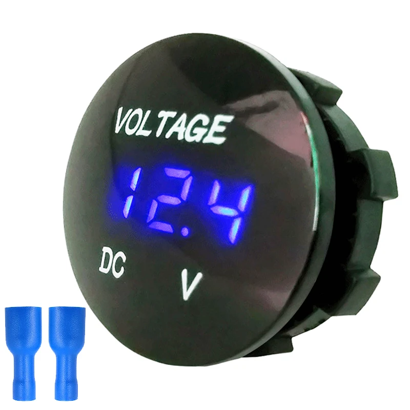 

DC 12V-24V Digital Voltage Meter Car Motorcycle Voltmeter Voltage Tester for Car Auto Motorcycle Boat ATV Truck