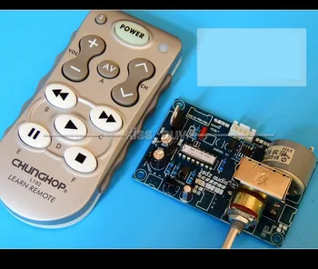 

AC/DC 9V-12V Remote Control Volume Control Board Pre AMP Motor Potentiometer Pre-Amplifier
