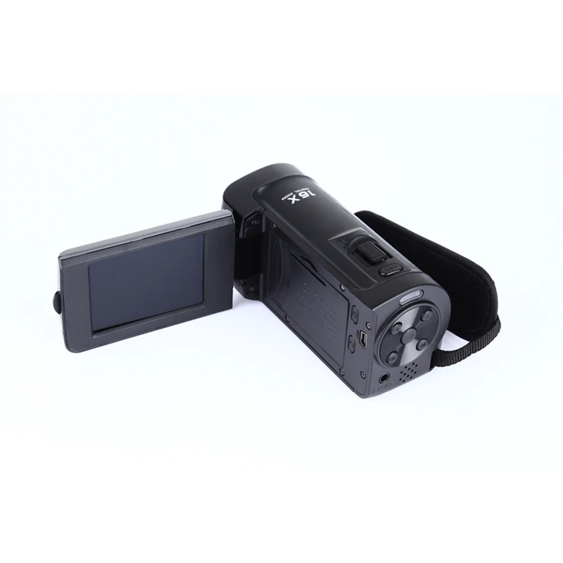 JOZQA HD 1080 P Цифровая камера HDV видеокамера 16MP 16x зум матрица COMS 270 градусов 2,7 дюймов TFT ЖК-экран