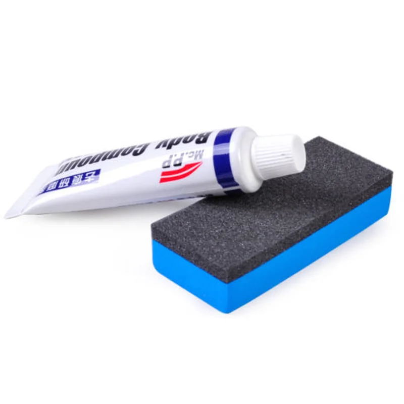 

Scratch Remover Car Wax Scratch Repair Agent Body Compound Paste Set with Sponge Brush Removing Defect Paint Car Care
